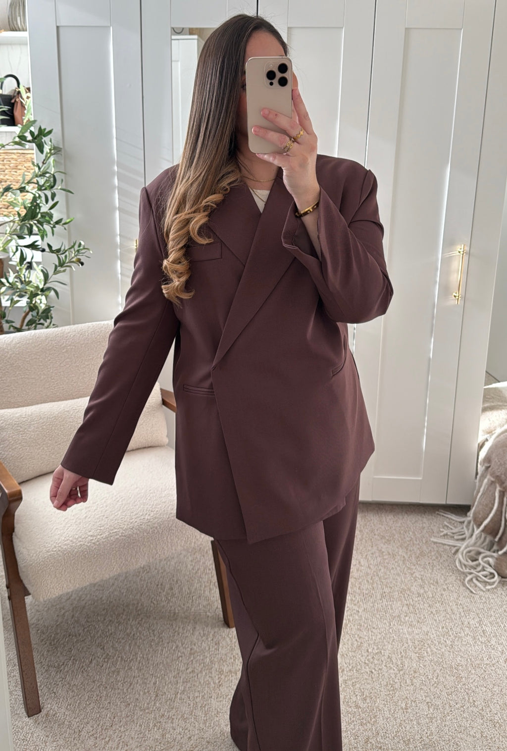 Blazer JADE Qualité Premium Prune