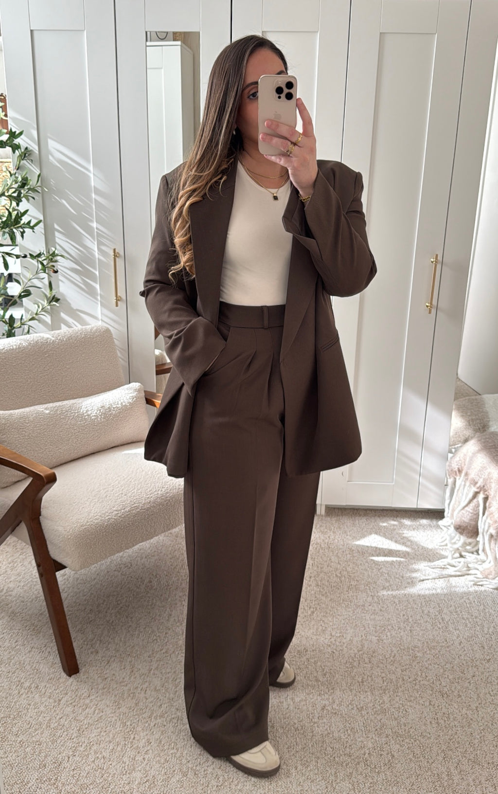 Pantalon JADE Marron