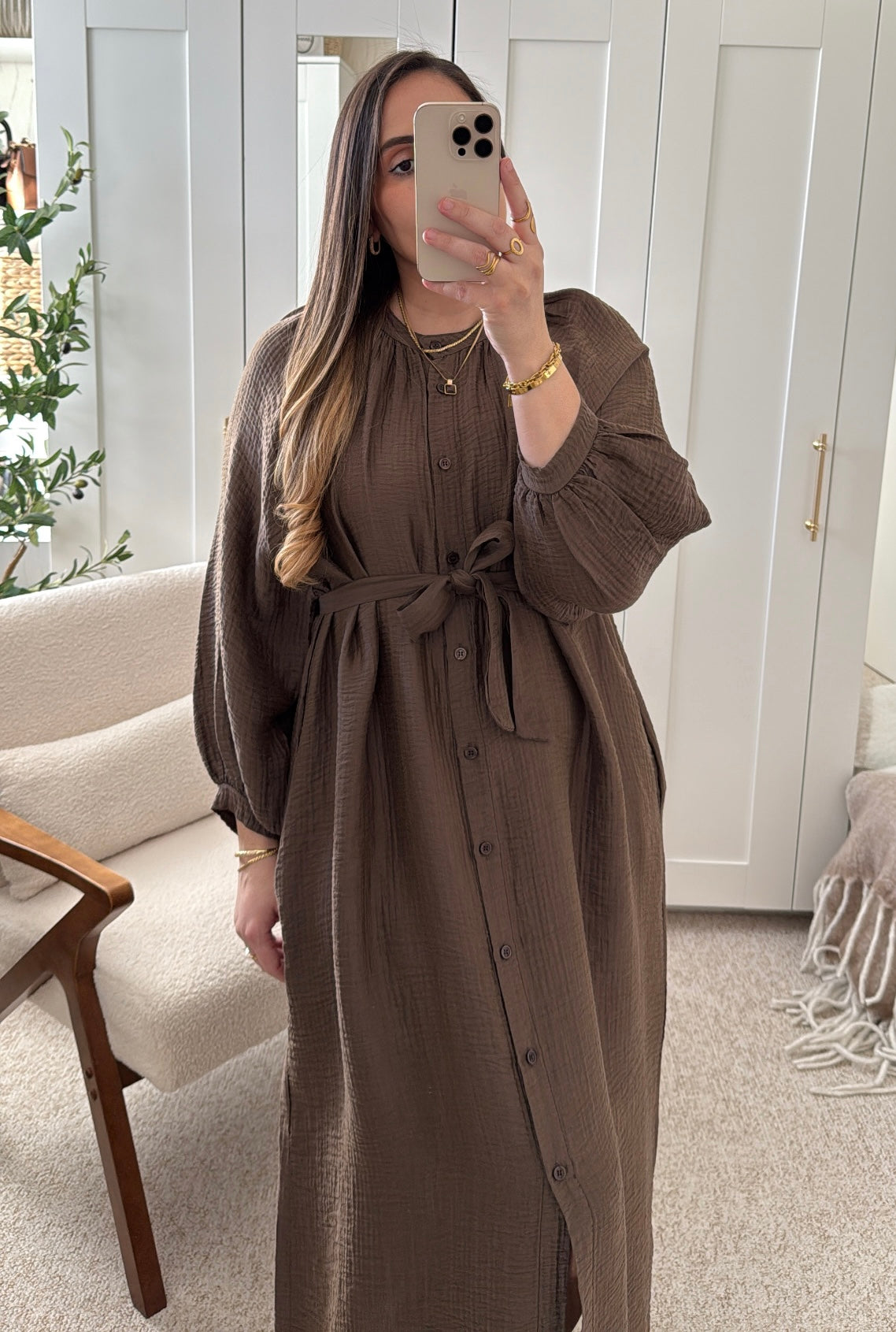 Robe LINA Marron