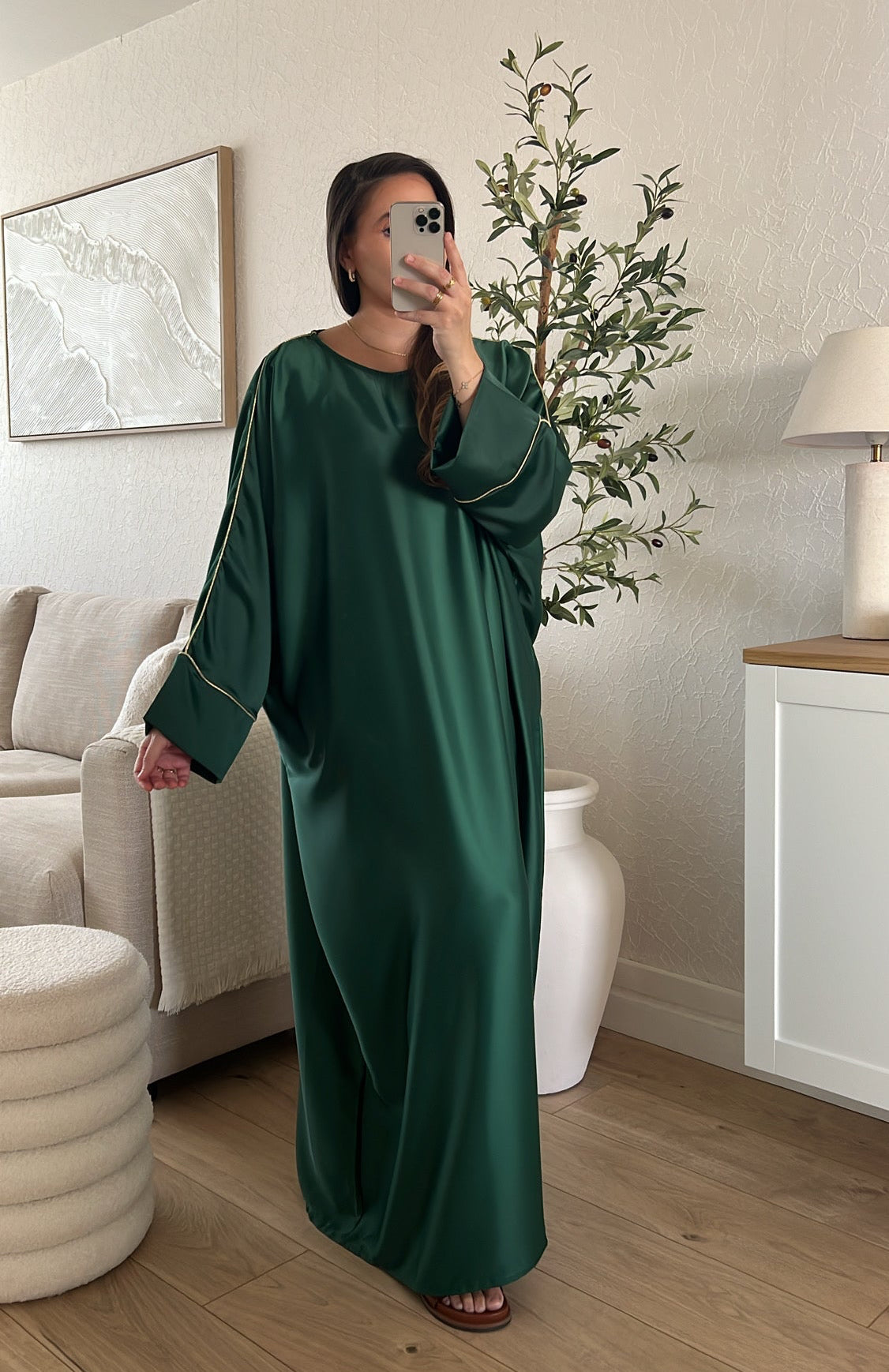 Abaya SANA Vert Sapin