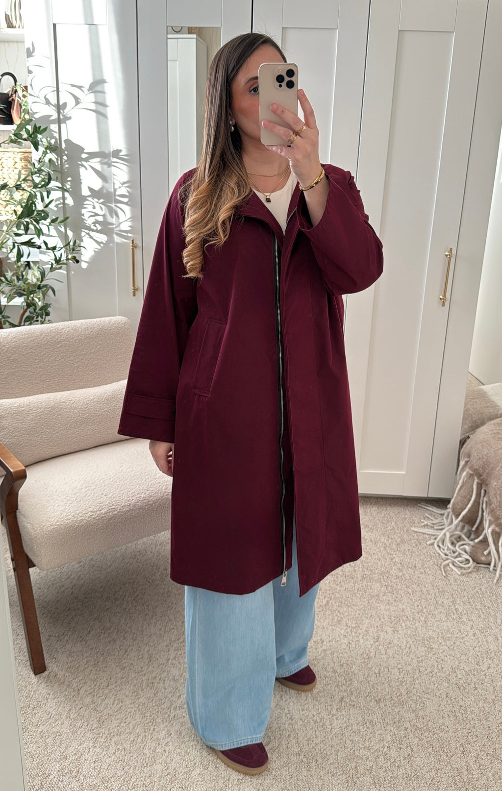 Parka SARAH Bordeaux