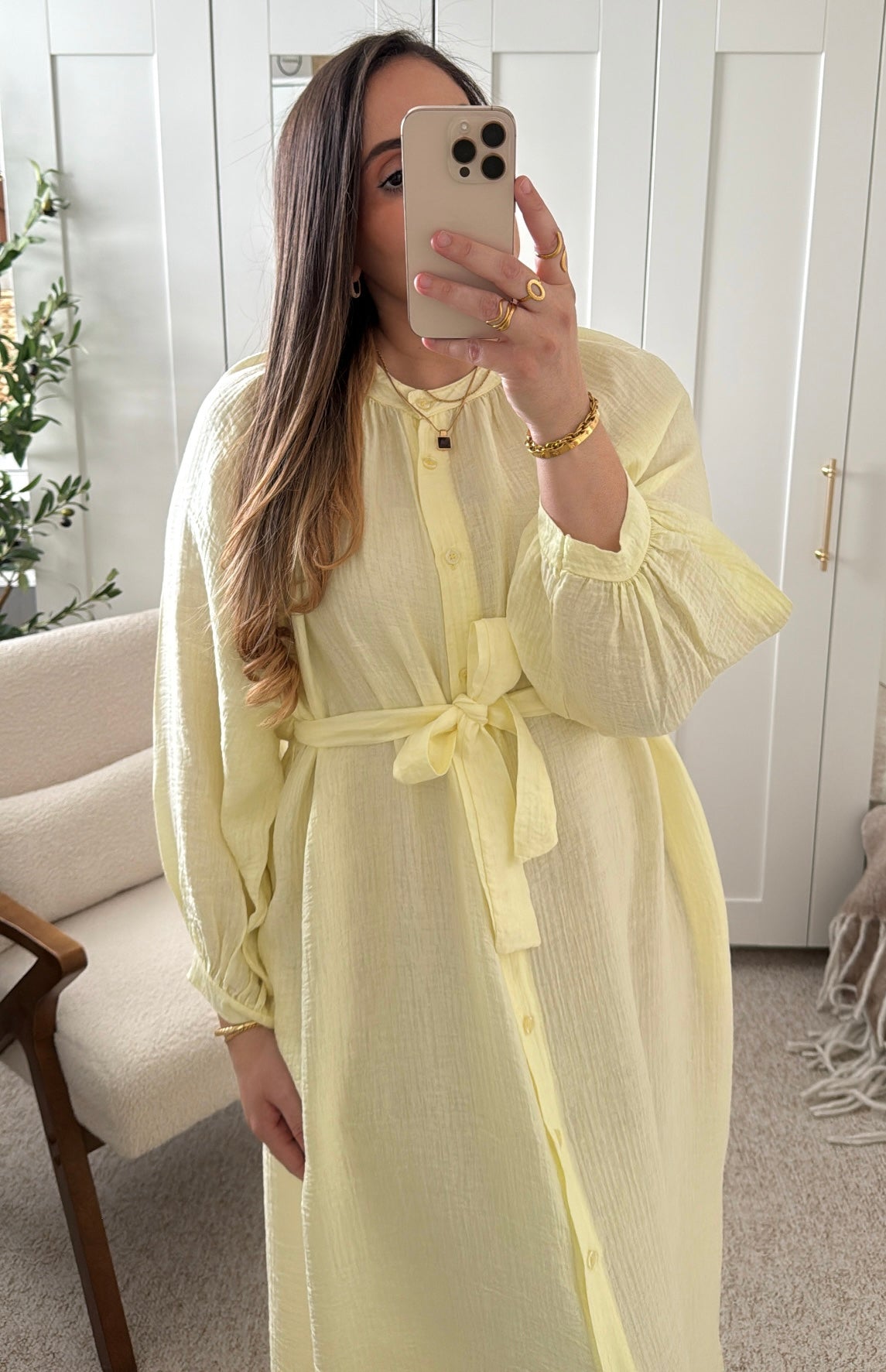 Robe LINA Jaune