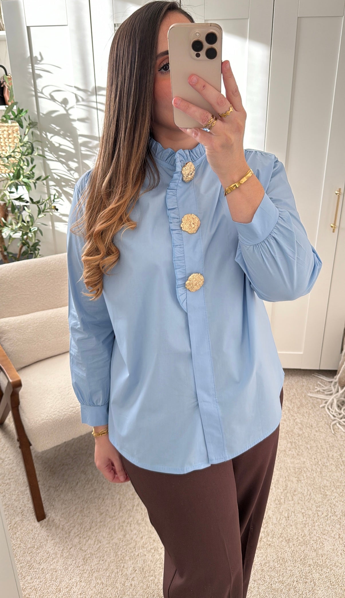 Chemise CLAUDIA Bleu clair