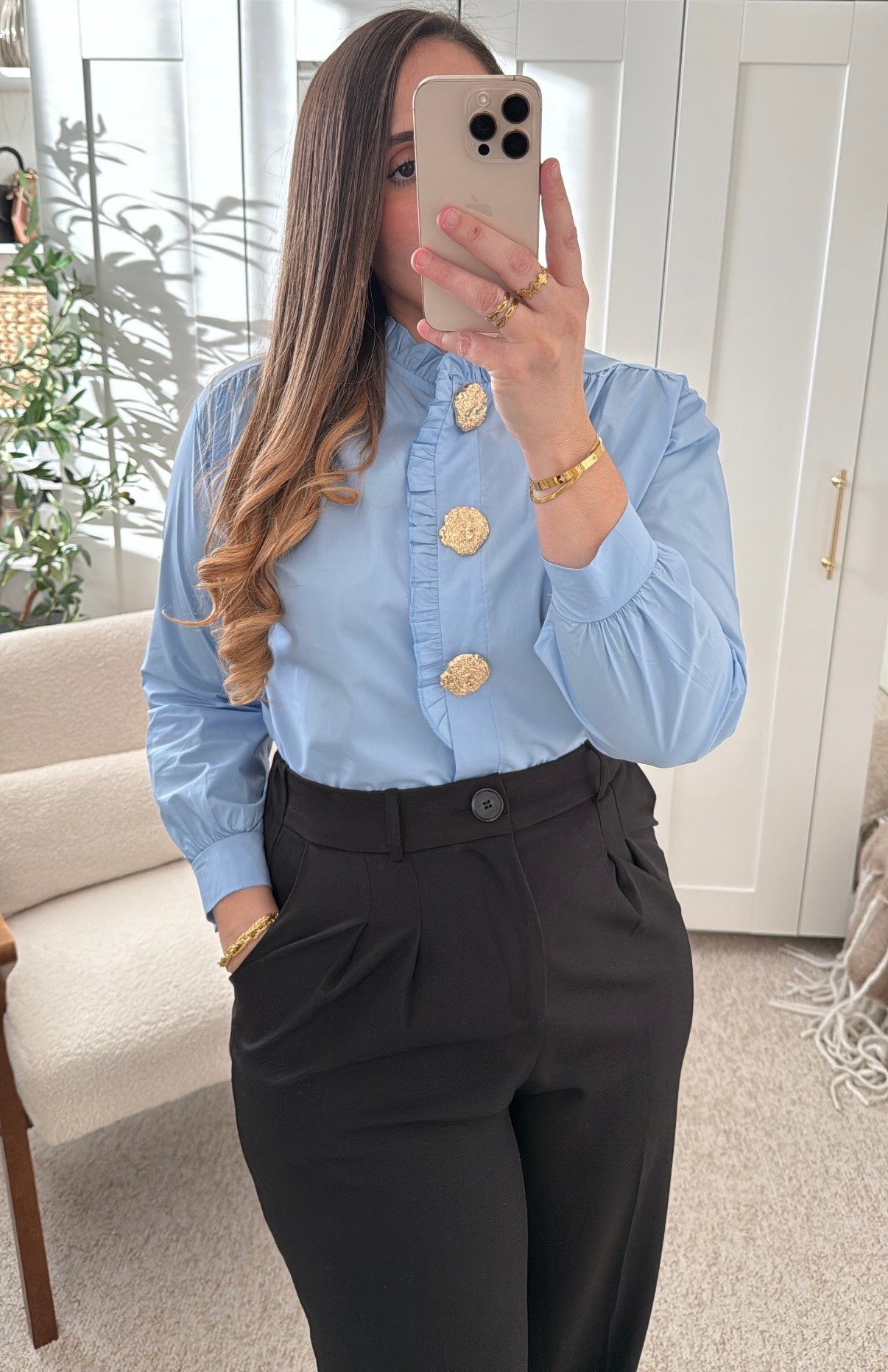 Chemise CLAUDIA Bleu clair