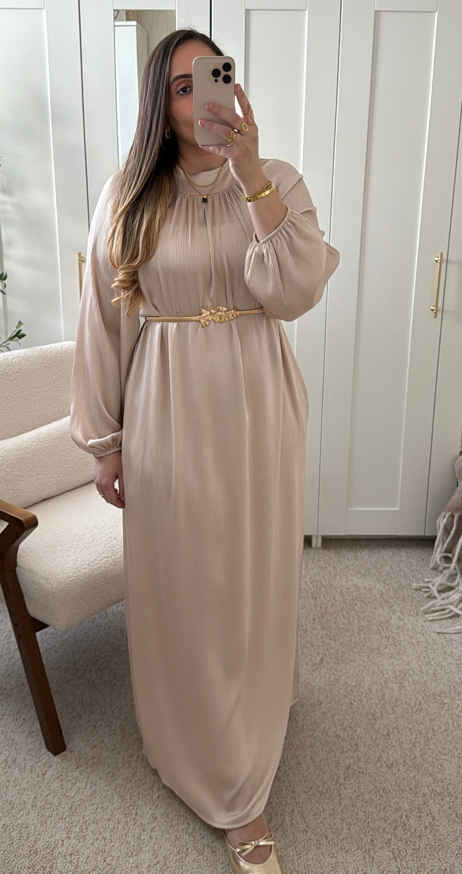 Robe LOUISA Beige