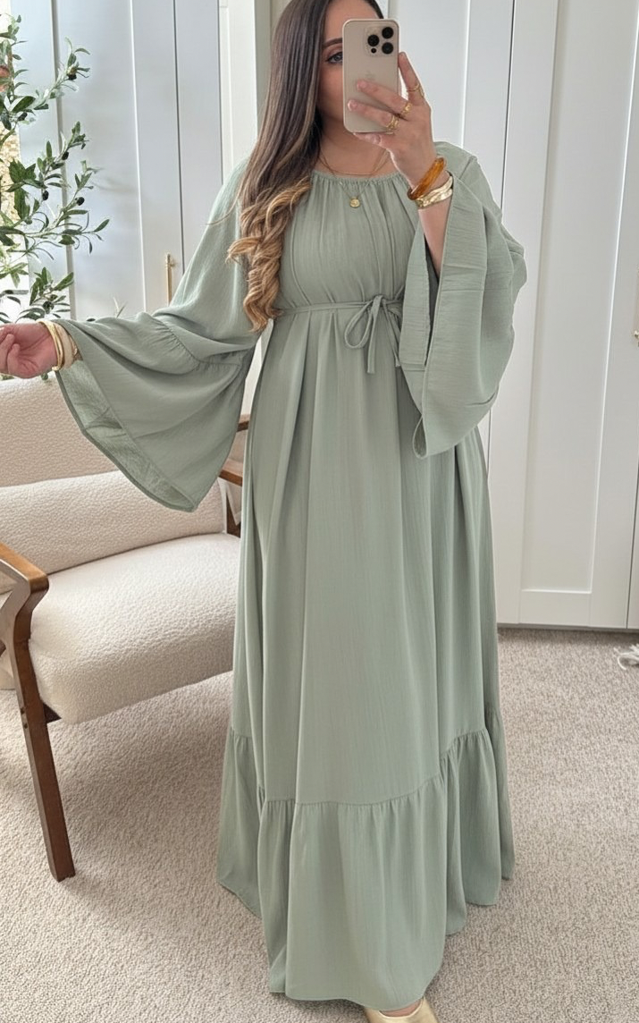 Robe AVA Vert d’eau (à partir d’1m65)