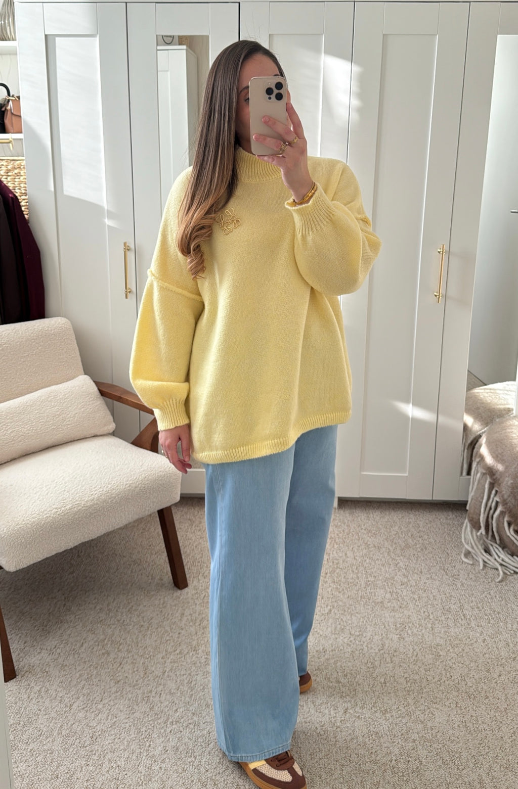 Pull EMMA Oversize Jaune