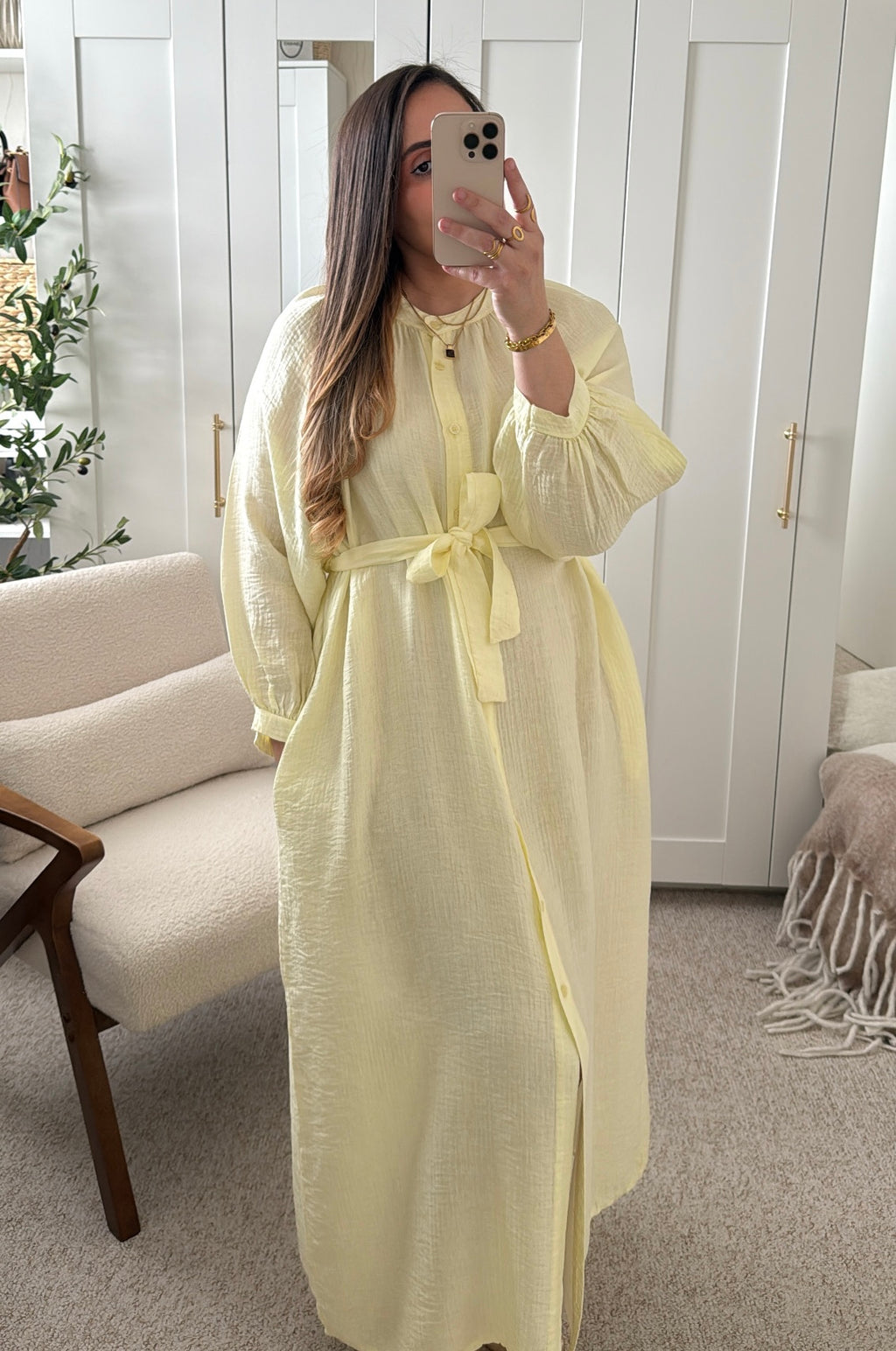 Robe LINA Jaune