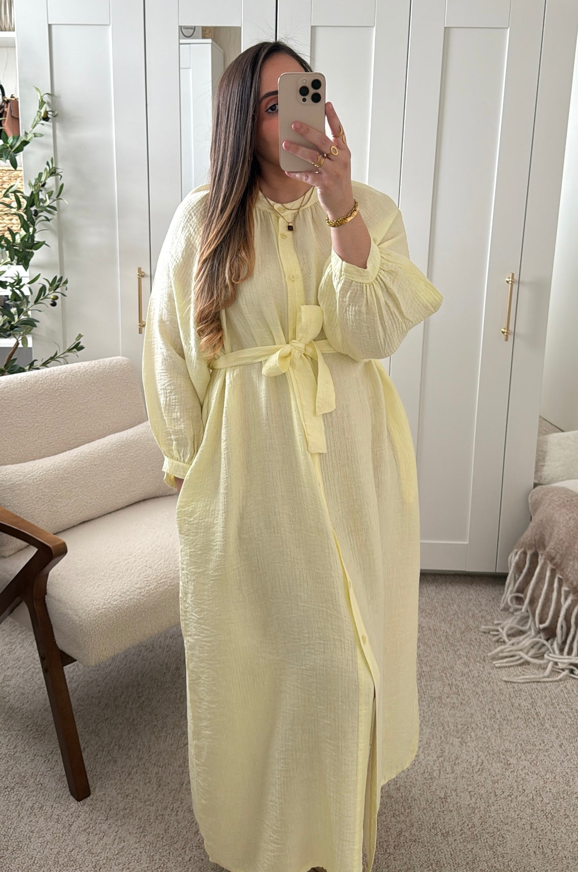 Robe LINA Jaune