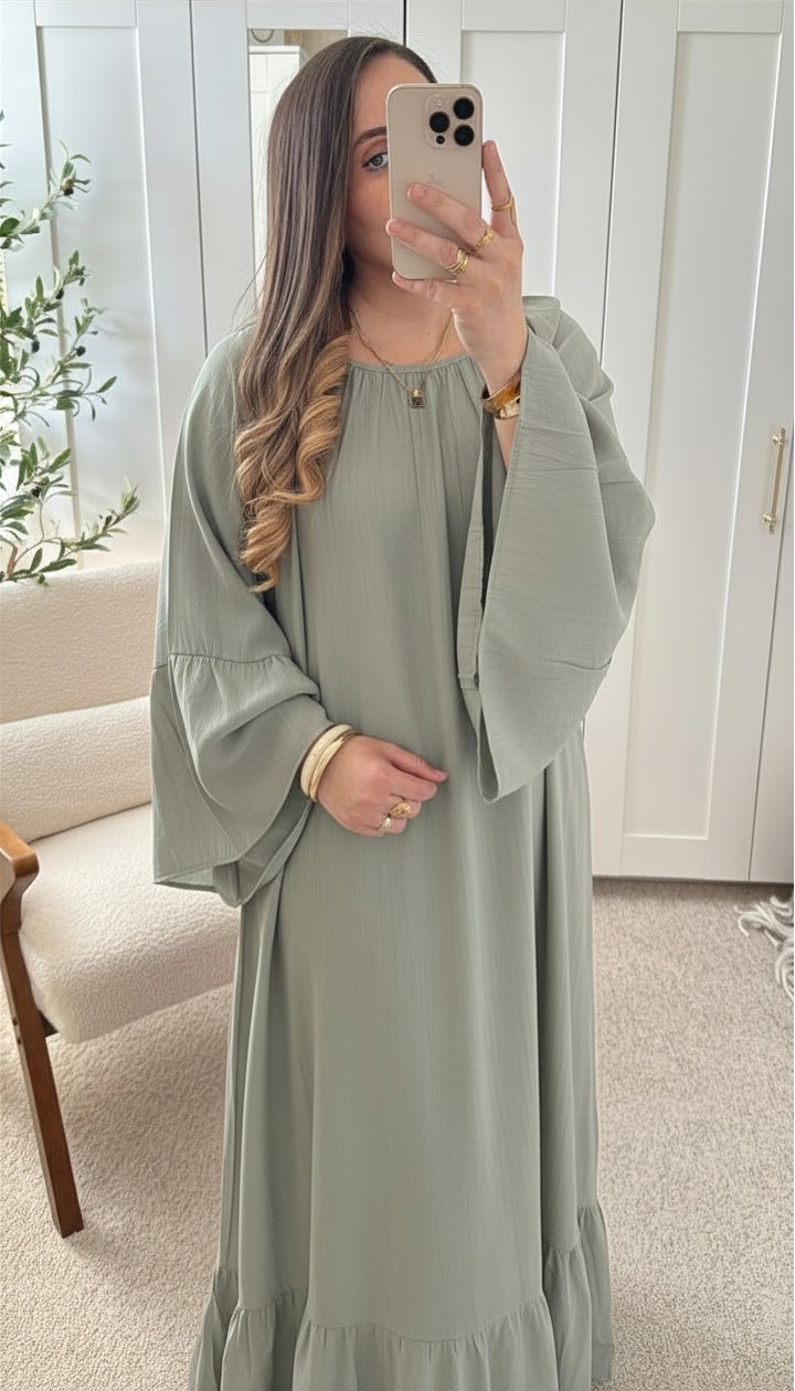 Robe AVA Vert d’eau (à partir d’1m65)