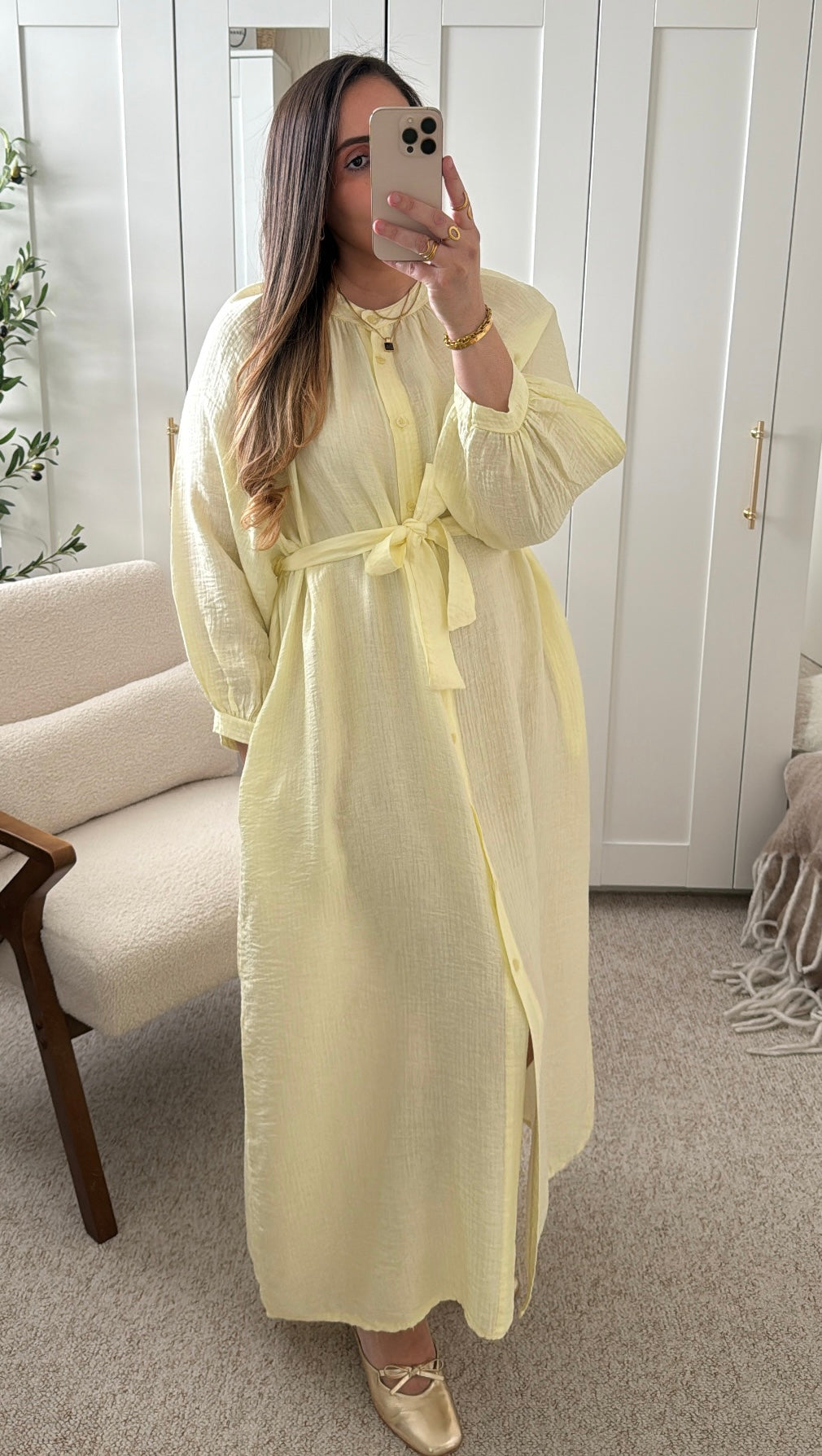 Robe LINA Jaune