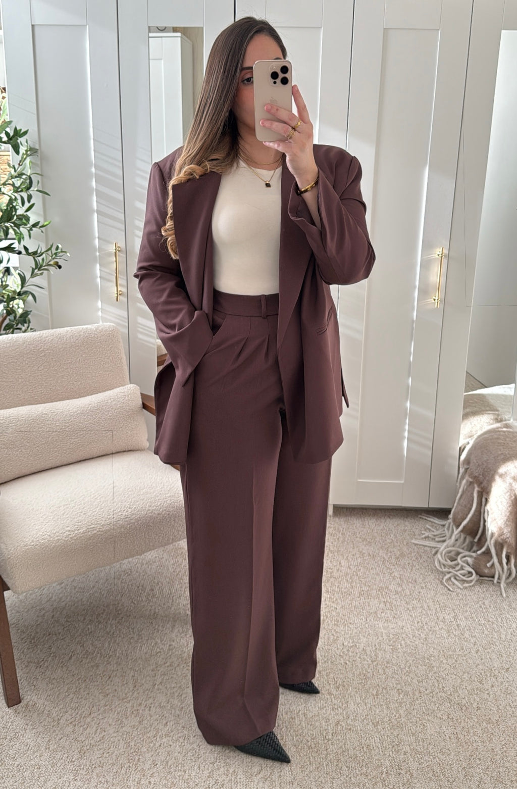 Pantalon JADE Prune