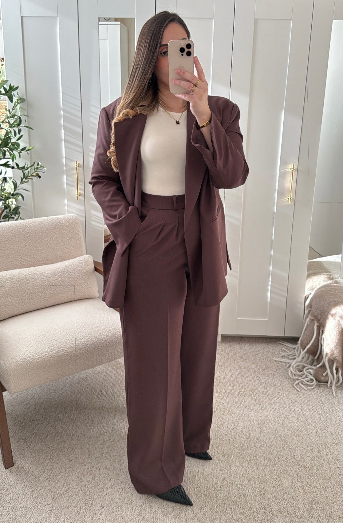 Blazer JADE Qualité Premium Prune