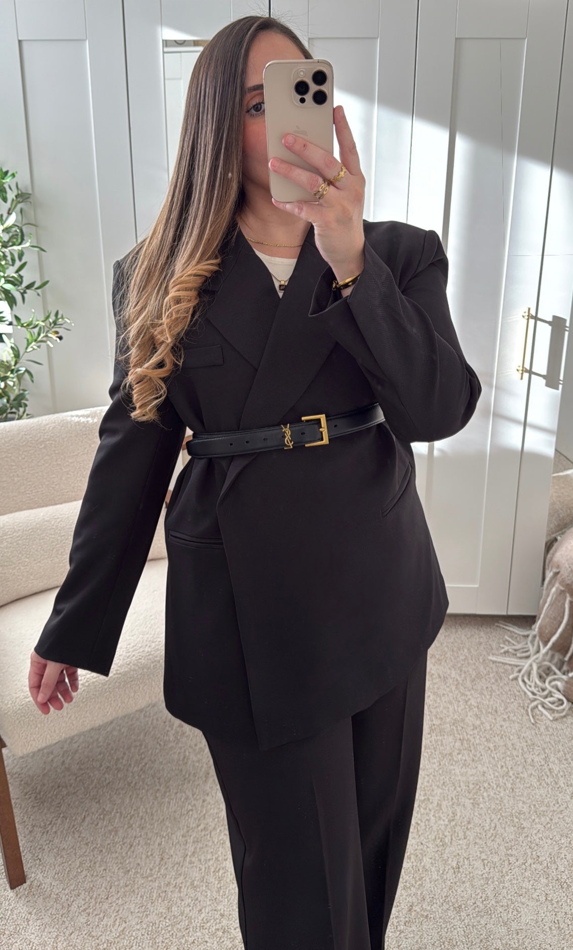Blazer JADE Qualité Premium Noir