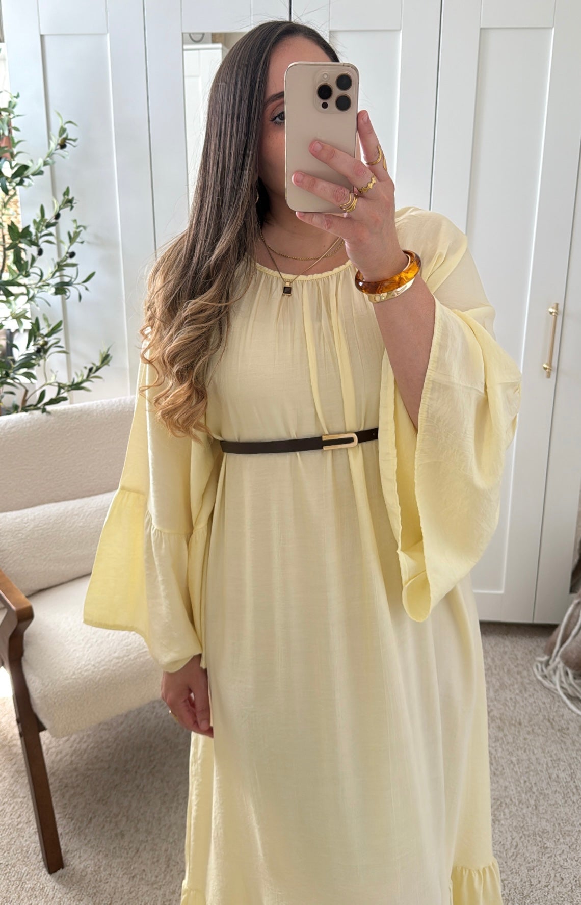 Robe AVA Jaune (à partir d’1m65)