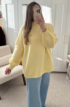 Pull EMMA Oversize Jaune