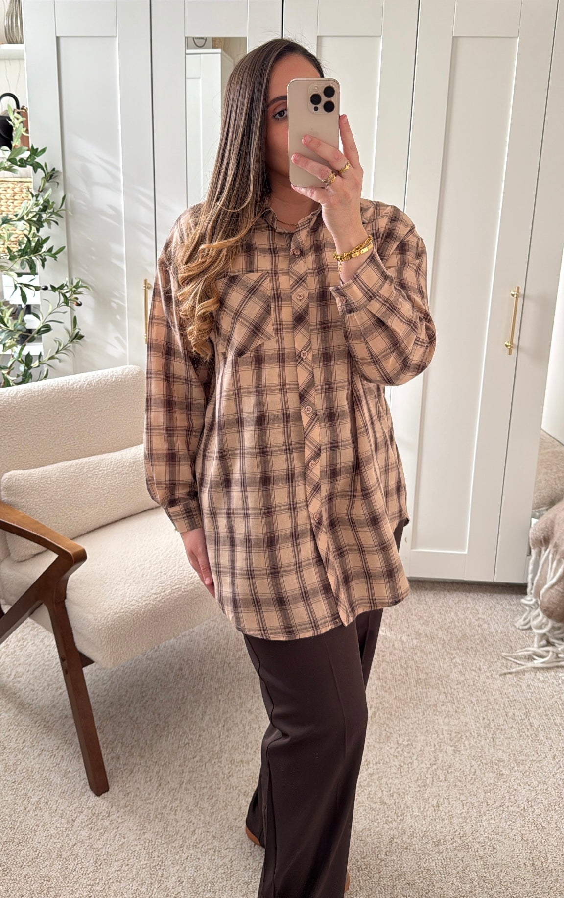 Chemise CARLA Beige