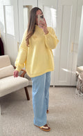 Pull EMMA Oversize Jaune