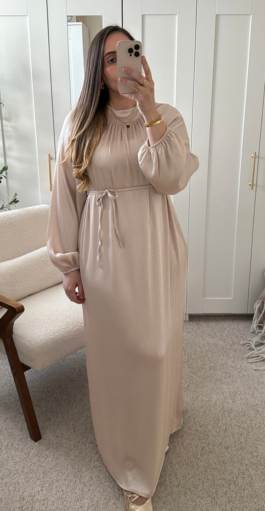 Robe LOUISA Beige