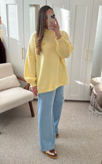 Pull EMMA Oversize Jaune