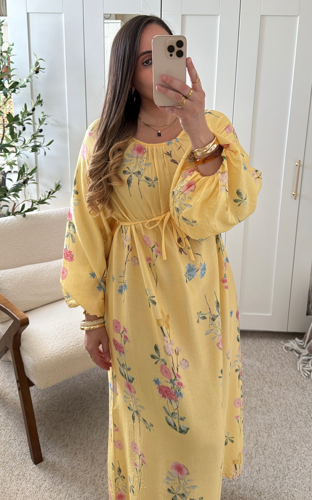 Robe Iris Jaune