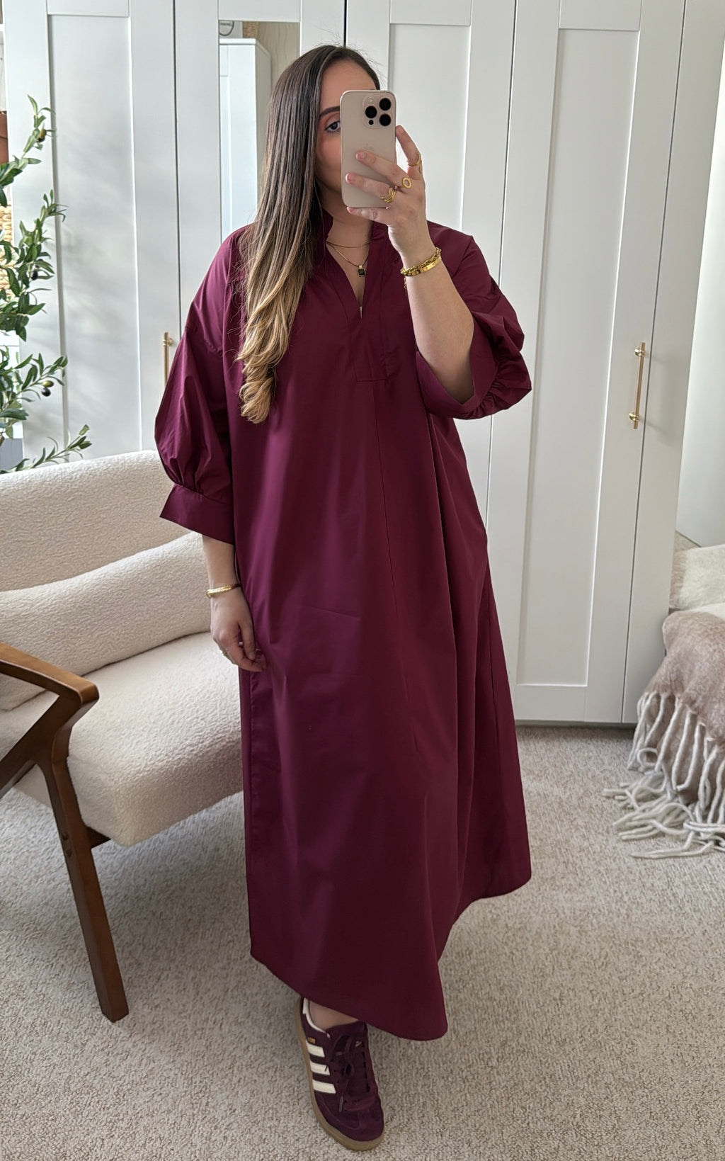 Robe ALMA Bordeaux