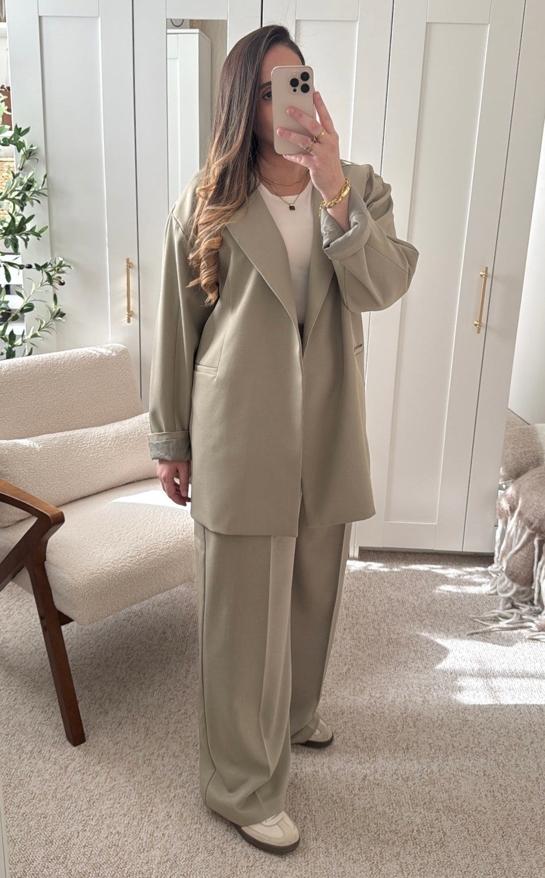 Blazer TALYA Qualité Premium Vert Sauge