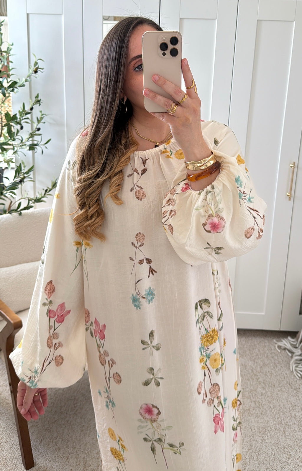 Robe Iris Écru
