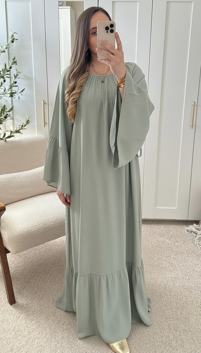 Robe AVA Vert d’eau (à partir d’1m65)