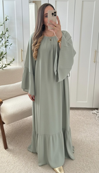 Robe AVA Vert d’eau (à partir d’1m65)