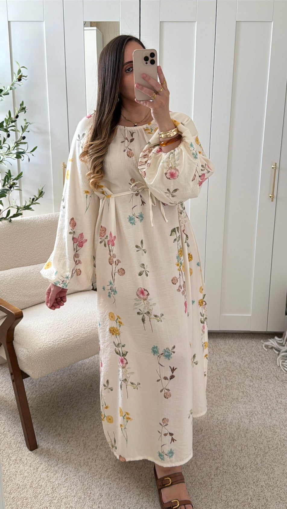 Robe Iris Écru