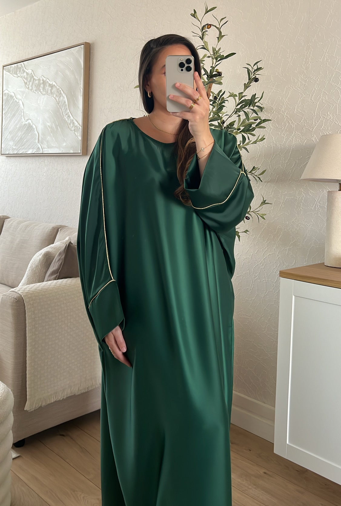 Abaya SANA Vert Sapin