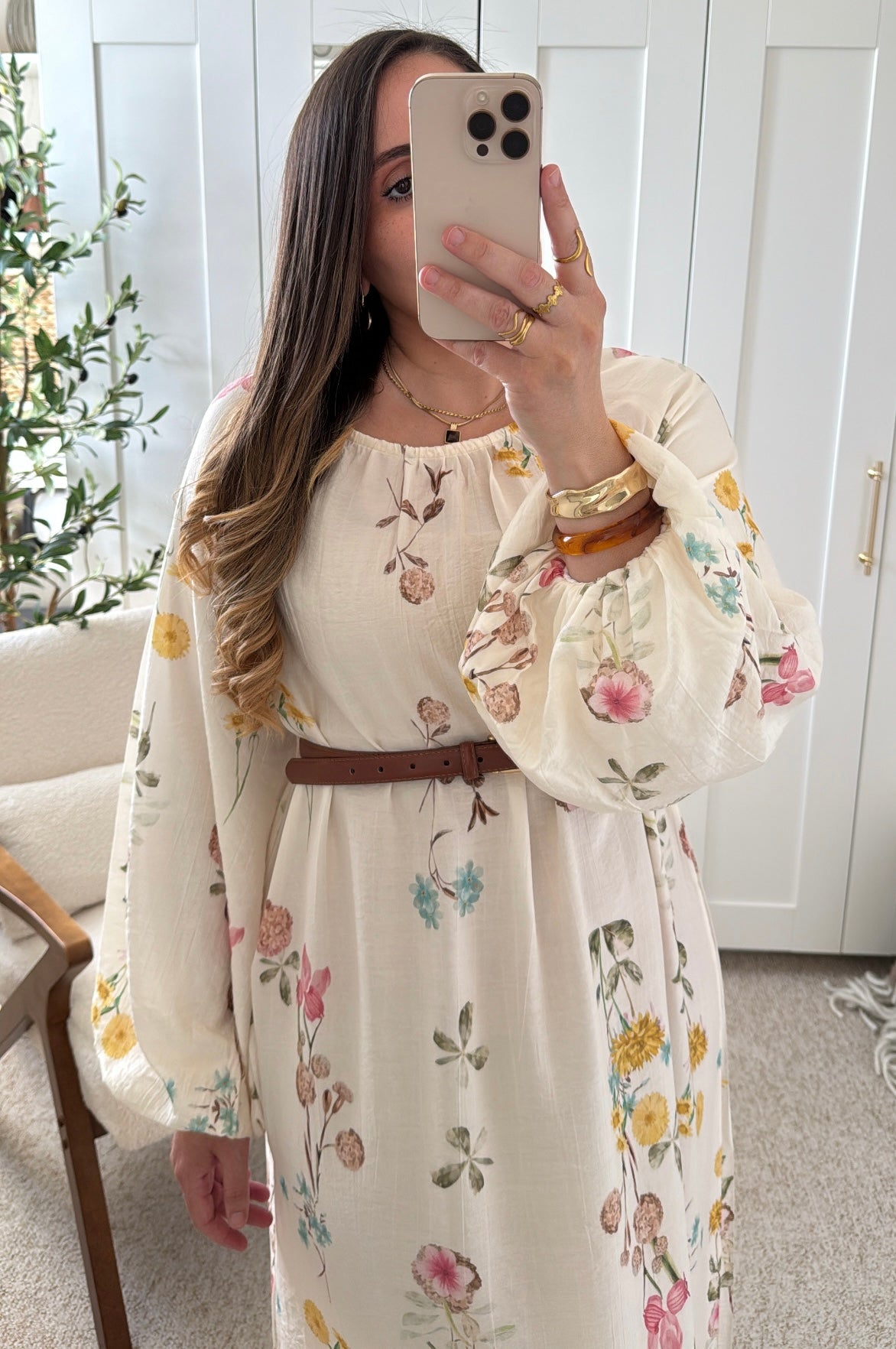 Robe Iris Écru