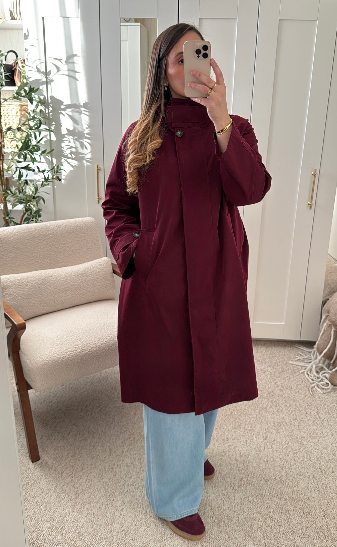 Parka SARAH Bordeaux