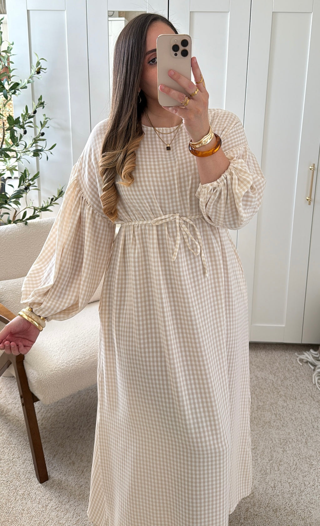 Robe Nina Beige