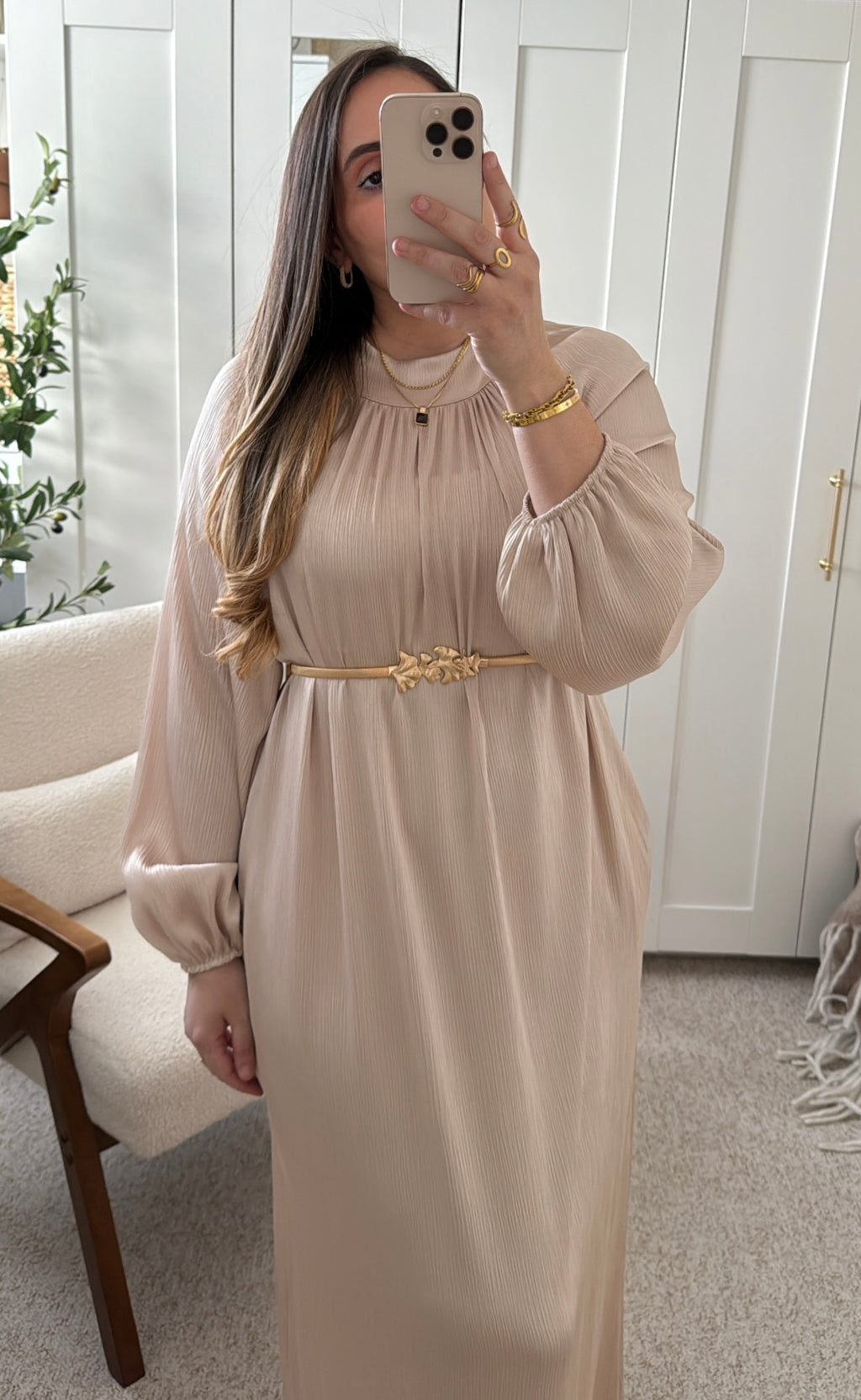 Robe LOUISA Beige