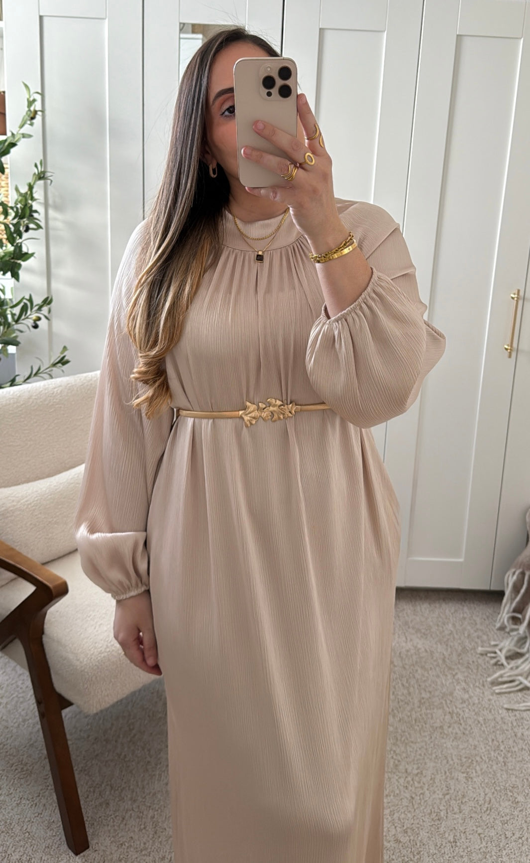 Robe LOUISA Beige