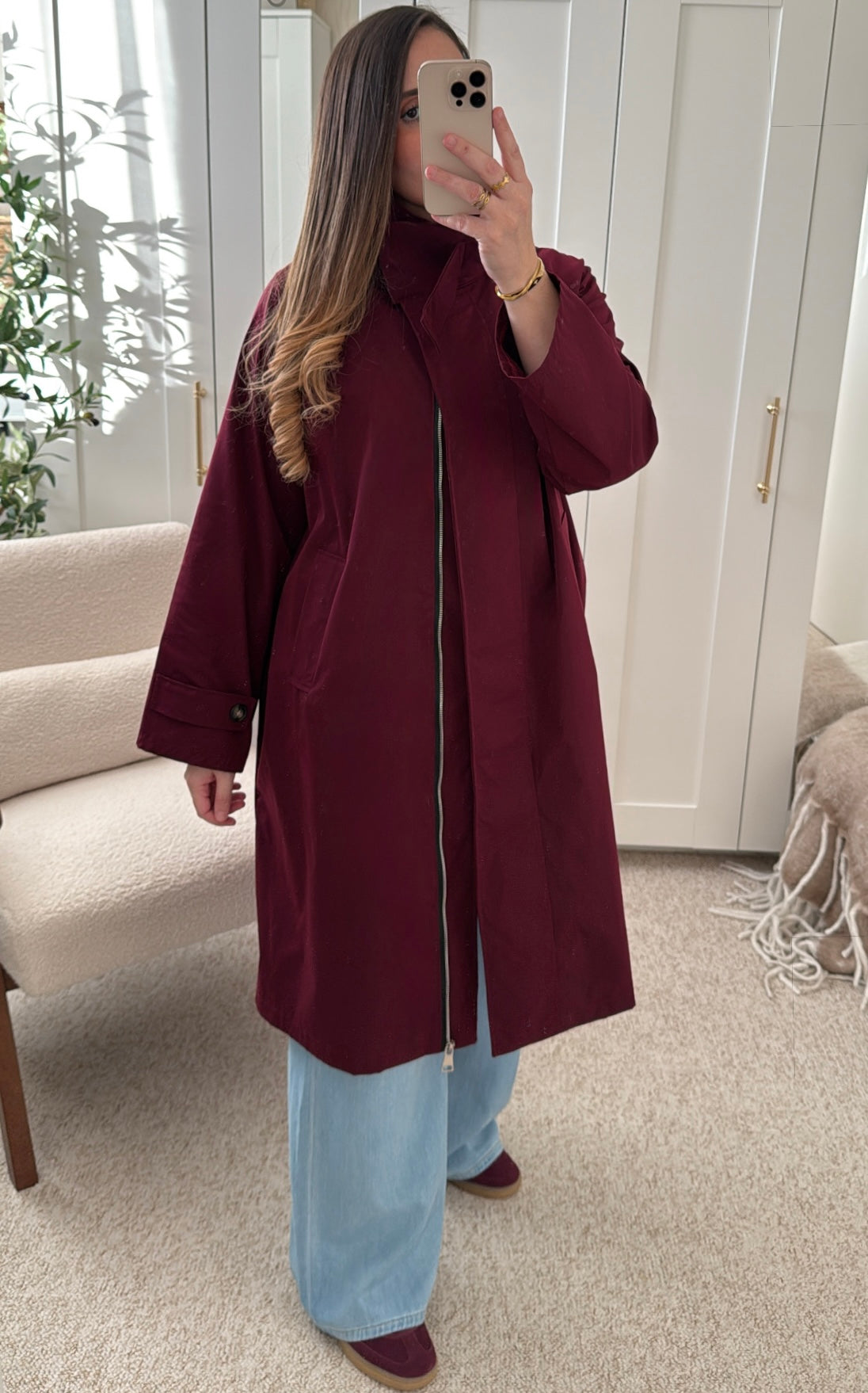 Parka SARAH Bordeaux