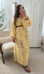 Robe Iris Jaune