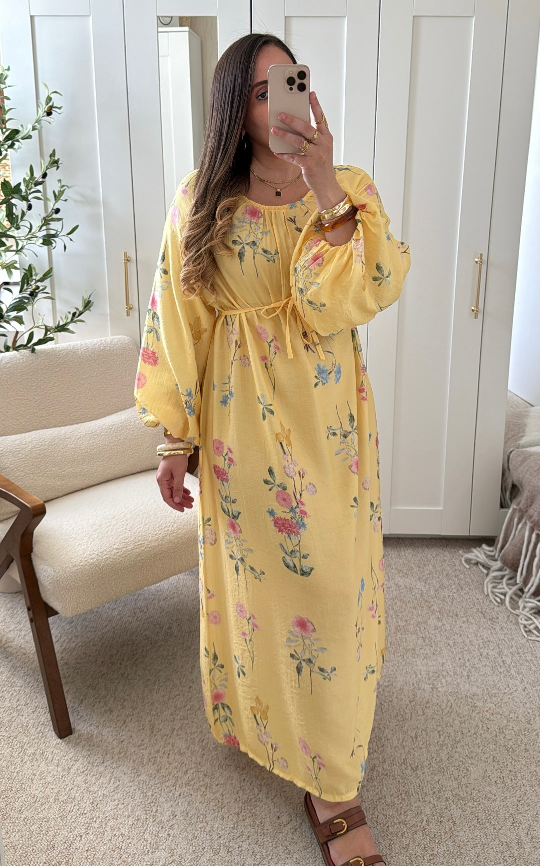 Robe Iris Jaune