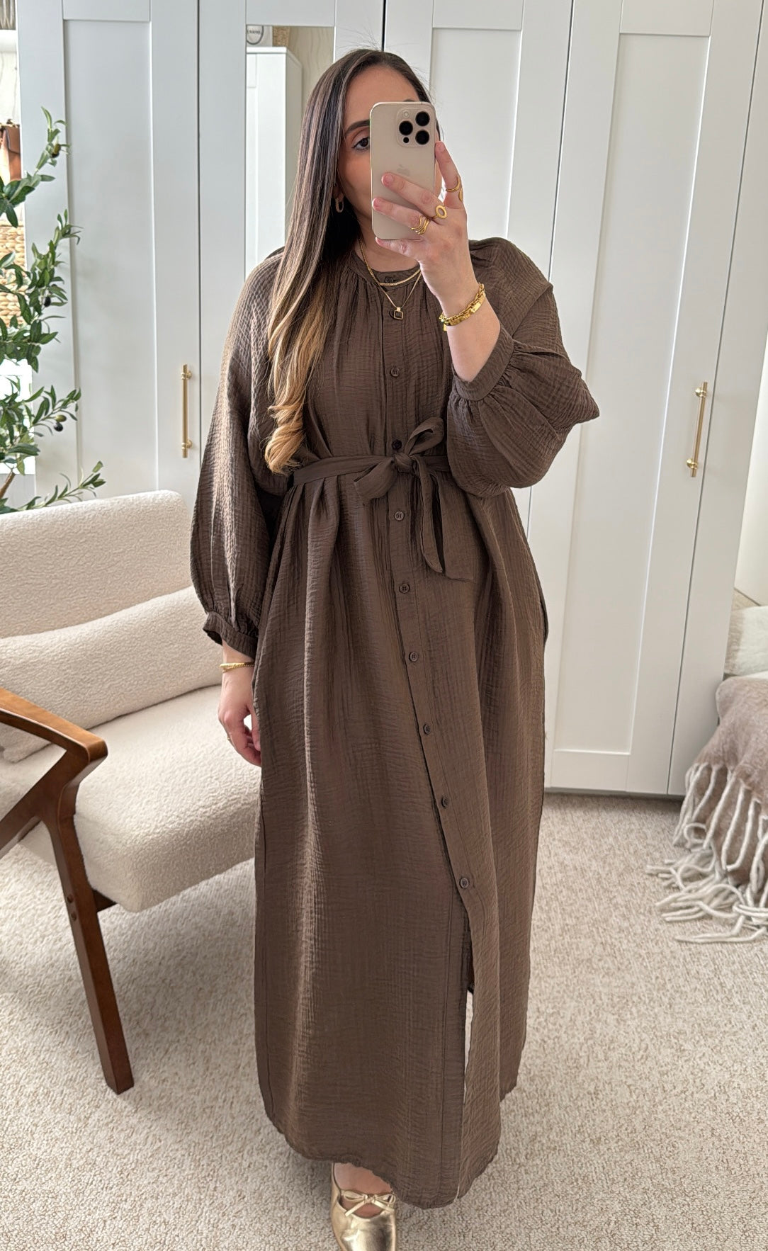 Robe LINA Marron