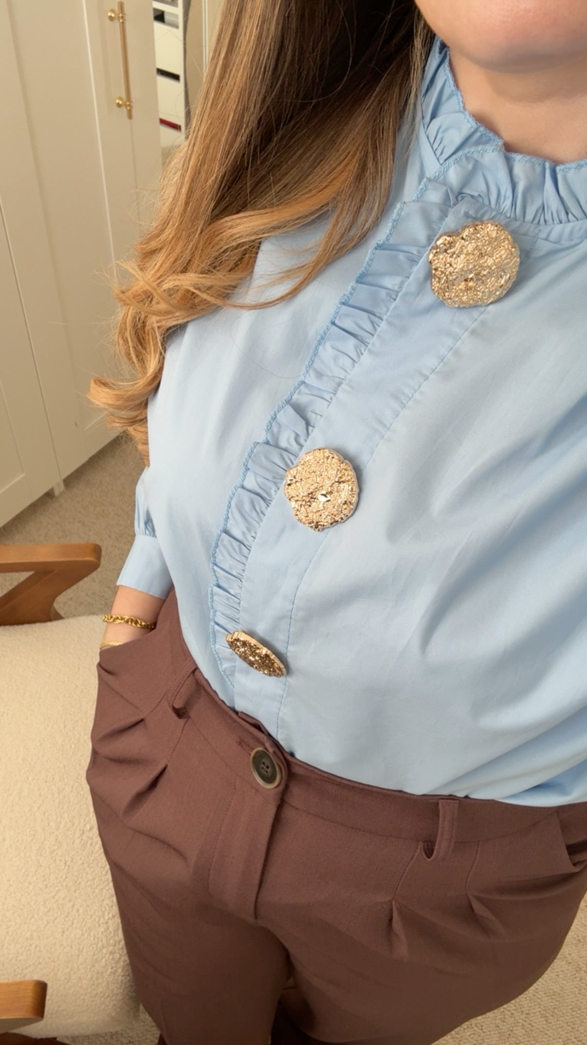 Chemise CLAUDIA Bleu clair