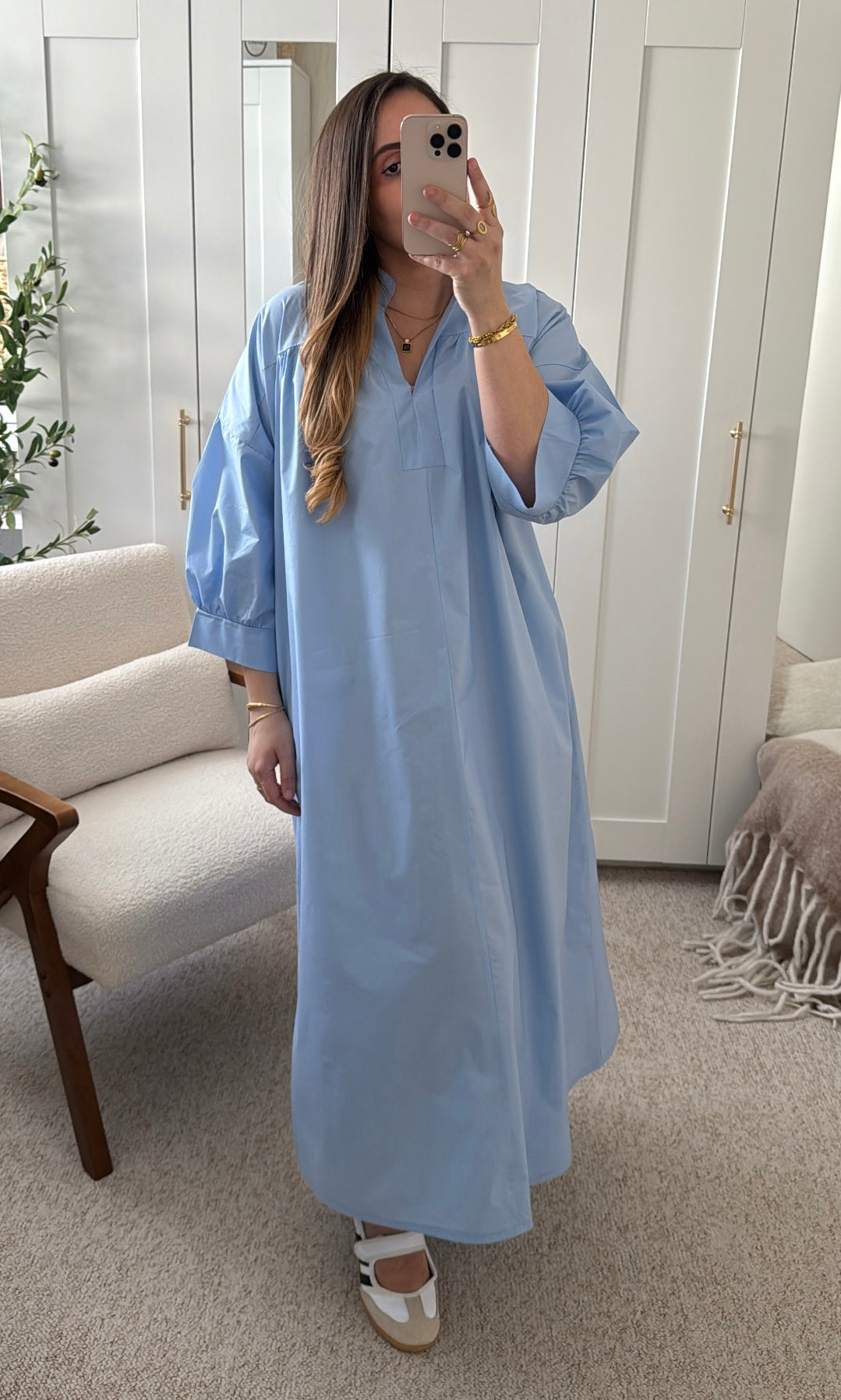 Robe ALMA Bleu Ciel