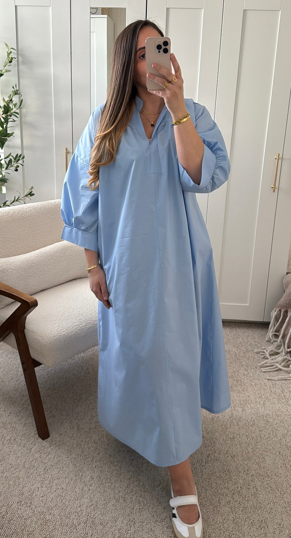 Robe ALMA Bleu Ciel