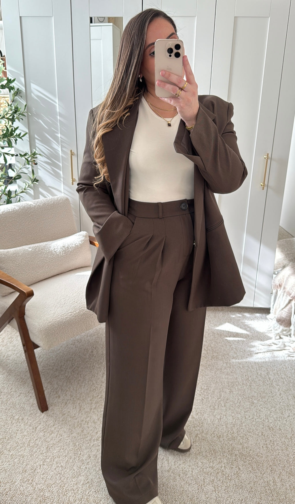 Pantalon JADE Marron