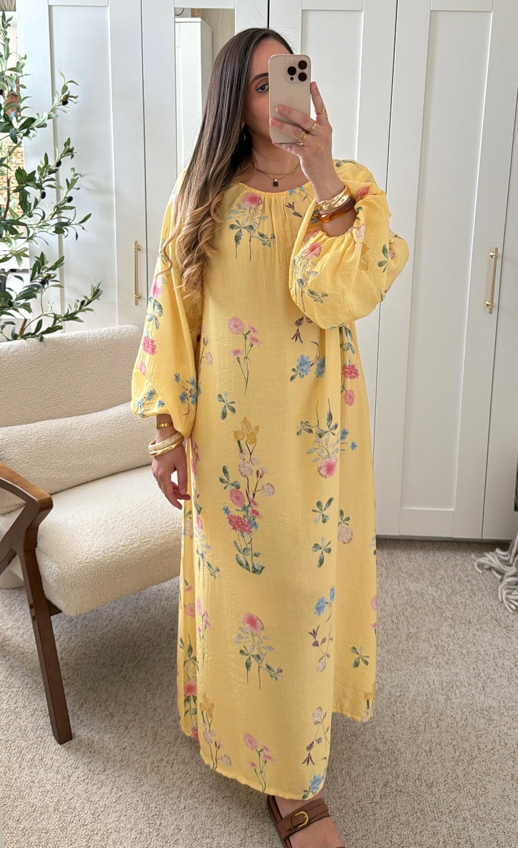 Robe Iris Jaune